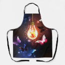 Search for light bulb aprons Black