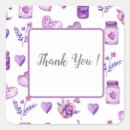 Search for three hearts stickers Purple