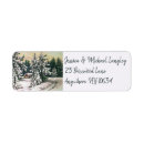 Search for winter snow return address labels Nature