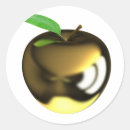 Search for gold apple stickers Fruit