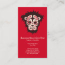 Search for sugar skull business cards Dia de los muertos