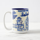 Search for blue delft mugs Chinoiserie