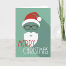 Search for hipster santa christmas cards Merry