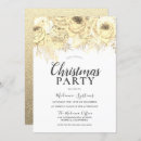 Search for golden christmas invitations Sparkle