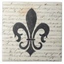 Search for vintage fleur de lis tiles French