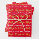 Search for bright red wrapping paper Pattern