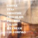 Search for coffee shop window decals Windows clings