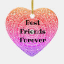 Search for best friend forever christmas tree decorations Hearts
