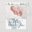 Search for birth announcement thank you postcards Script