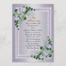 Search for 55th wedding anniversary invitations Flowers
