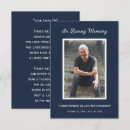 Search for blue prayer cards Funeral