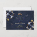 Search for butterflies rsvp cards Gold