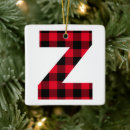 Search for lumberjack christmas tree decorations Red