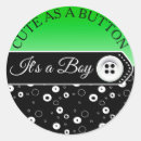 Search for cute button stickers Green