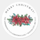 Search for watercolor address stickers Foliage