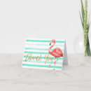 Search for pink watercolor flamingo cards Mint