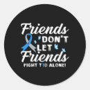 Search for let friend stickers Awareness
