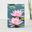 Search for pink lotus flower cards Water lily