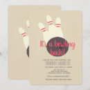 Search for bowling ball birthday invitations Vintage