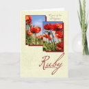 Search for ruby wedding anniversary cards Red