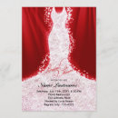 Search for red dress invitations Elegant