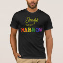 Search for straight but not narrow tshirts Support