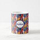 Search for abstract squares mugs Blue