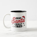Search for tri mugs Santa