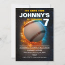 Search for baseball game party invitations Boy