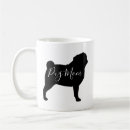Search for pug silhouette mugs Dog