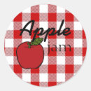 Search for gingham apple stickers Red