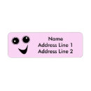 Search for smile face return address labels Smiling