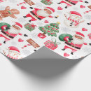 Search for african american santa wrapping paper Vintage