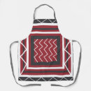 Search for red chevron aprons Modern