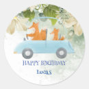 Search for zoo birthday party stickers Jungle