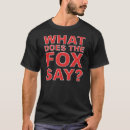 Search for what does the fox say tshirts Funny