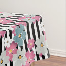 Search for white and pink stripes tablecloths Flowers