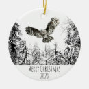 Search for owl christmas tree decorations Animal