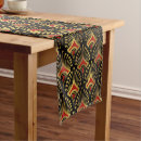 Search for gold and red table runners Pattern