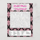Search for word search invitations Pink