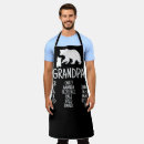 Search for mens barbeque aprons Grandfather