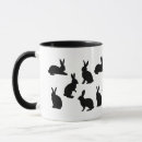 Search for rabbit silhouette mugs Cute