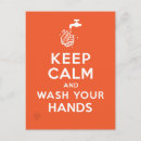 Search for washing hands postcards Keep calm