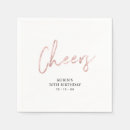 Search for rose gold napkins Celebrations
