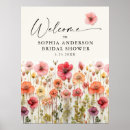 Search for bridal brunch welcome signs Wildflower bridal shower