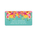 Search for summer return address labels Floral