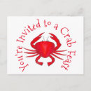 Search for red crab invitations Party
