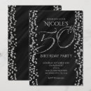 Search for glam 50th birthday invitations Chic