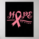 Search for breast cancer hope posters October