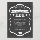 Search for chalkboard baby shower invitations Bbq
